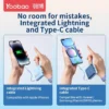 my-11134201-7rasc-m2xq5b3ro5dhe7.webp Yoobao LK10 10000mAh Mini Fast Charging Powerbank Built in Cables (Lightning & Type C) PD20W SCP22.5W Lilac Purple