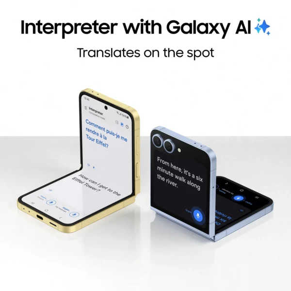 sg-11134301-7rdyl-lxjjkmbrq4p8c3.webp SAMSUNG Galaxy Z Flip6, AI Smartphone, Android, 12GB RAM, New 50MP Camera, FlexCam, Long Battery Life, IP48